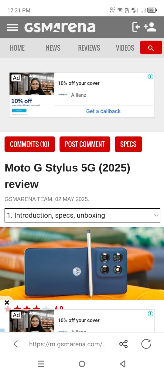 Motorola Moto G Stylus 5G (2025) dengan stylus dan layar AMOLED HDR tampil dalam desain kulit ramah lingkungan