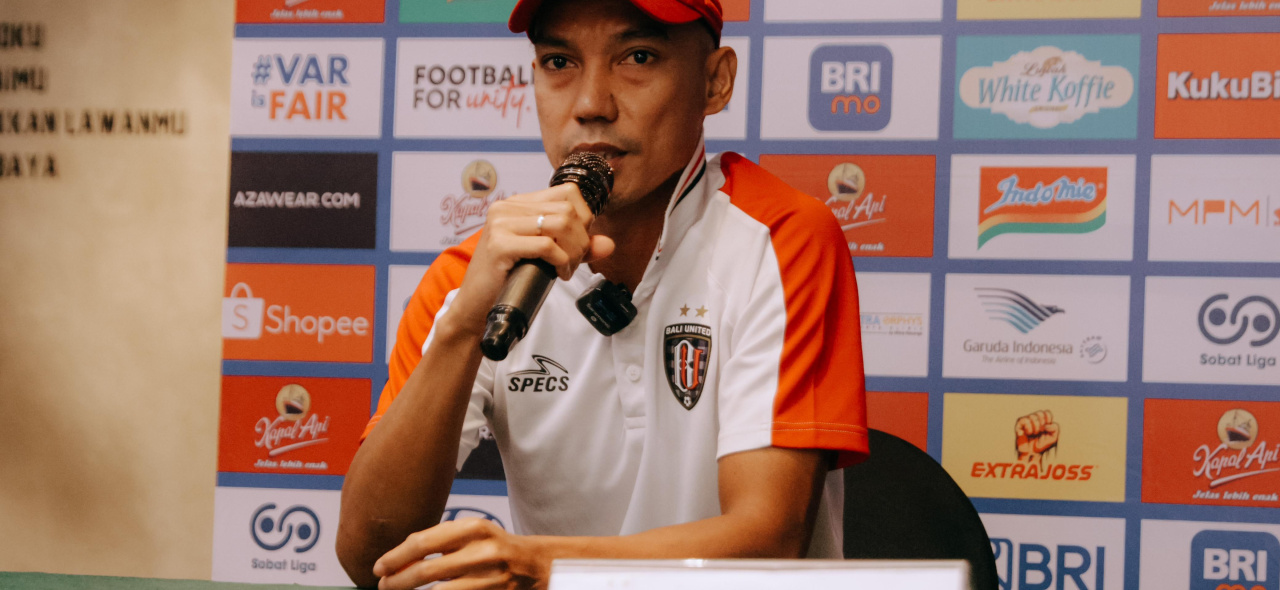 Novri Setiawan siap tampil dalam laga terakhir Bali United melawan Persebaya di Gelora Bung Tomo, Surabaya.