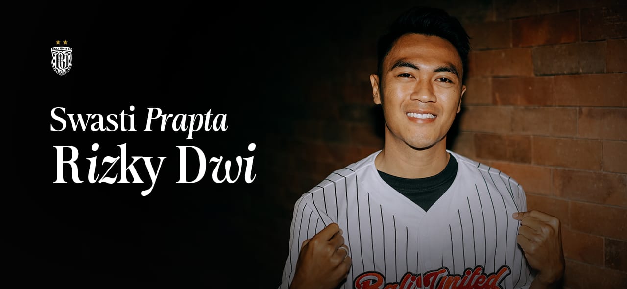 Rizky Dwi Febrianto, pemain baru Bali United FC, bergabung untuk musim mendatang.