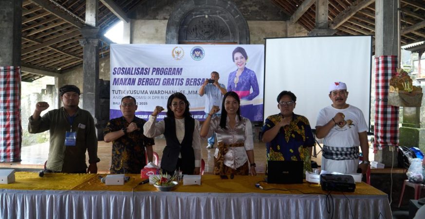 Sosialisasi Program Makan Bergizi Gratis oleh DPR RI dan BGN di Klungkung.