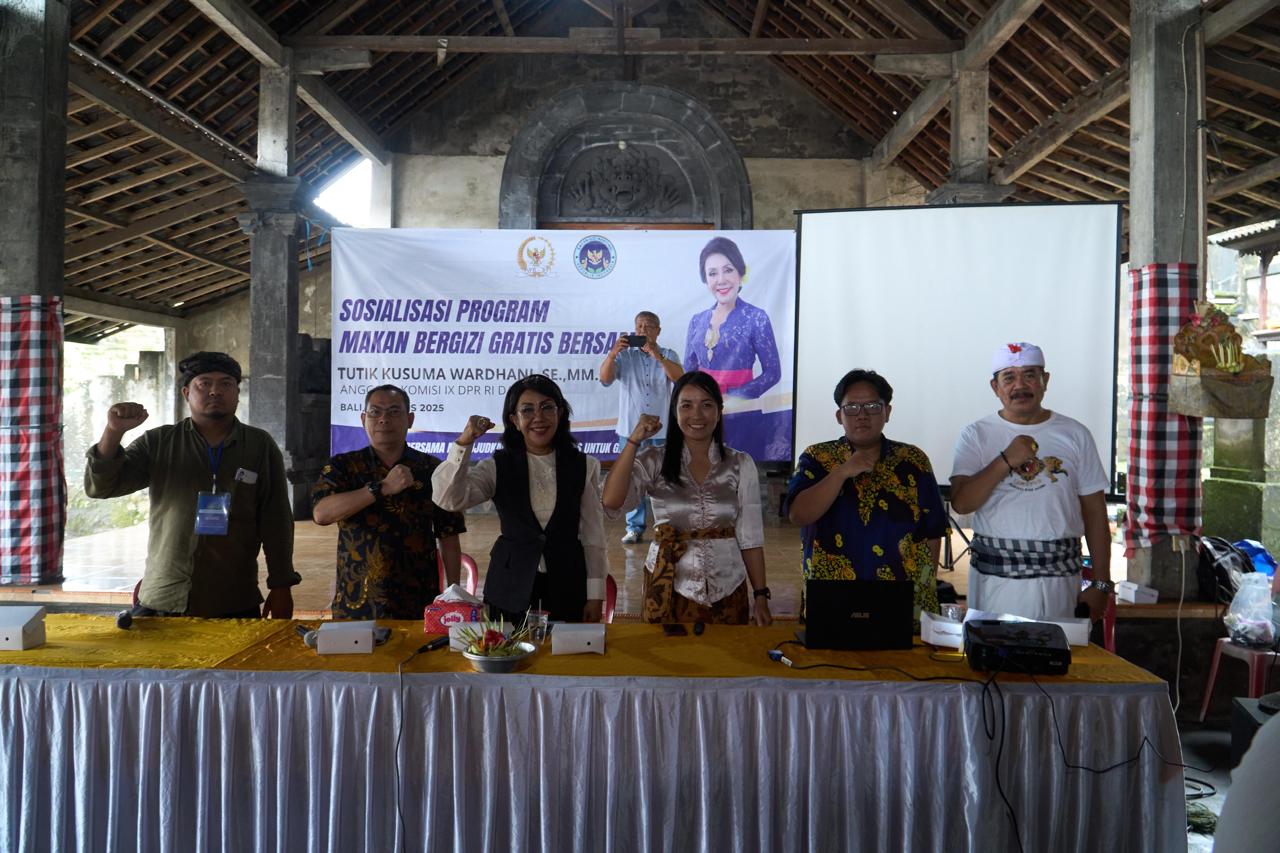 Sosialisasi Program Makan Bergizi Gratis oleh DPR RI dan BGN di Klungkung.