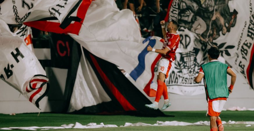 Bali United rayakan kemenangan perdana atas Madura United di Stadion Dipta.