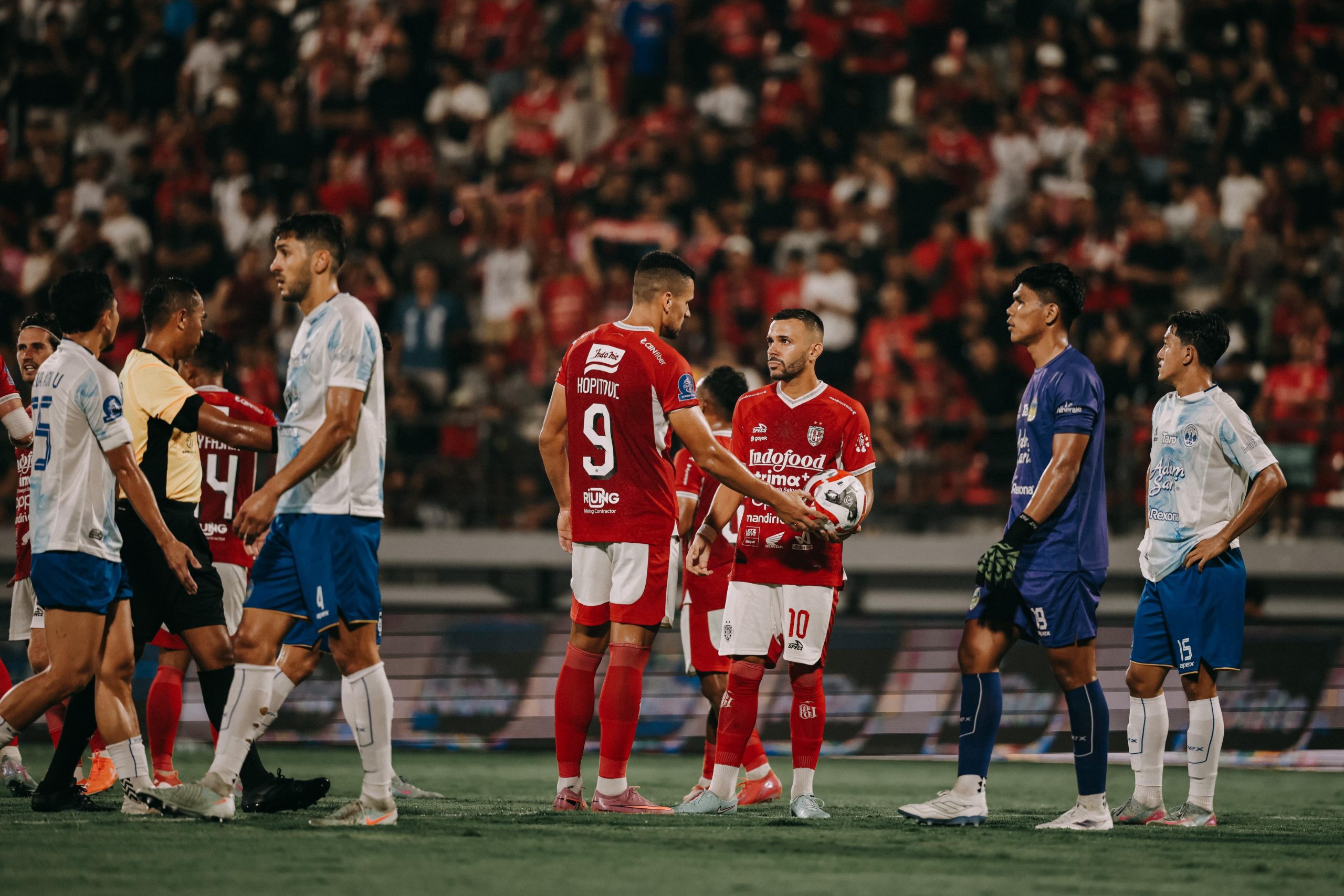 Bali United kalah 1-3 dari PSIM Yogyakarta di Stadion Kapten I Wayan Dipta Gianyar.
