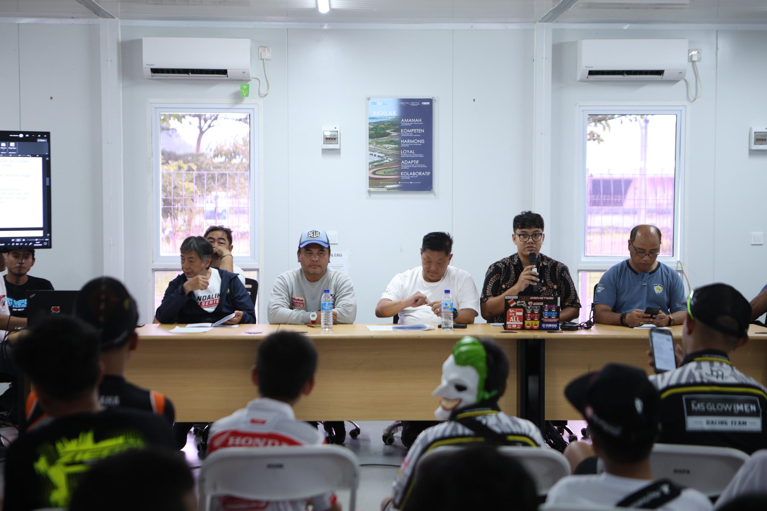 MotoGP riders visit Lombok schools during Pertamina Grand Prix of Indonesia 2025 community program.