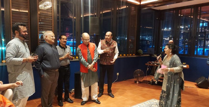 Pembukaan restoran India Ganesha ek Sanskriti di Batavia Cove PIK Jakarta.