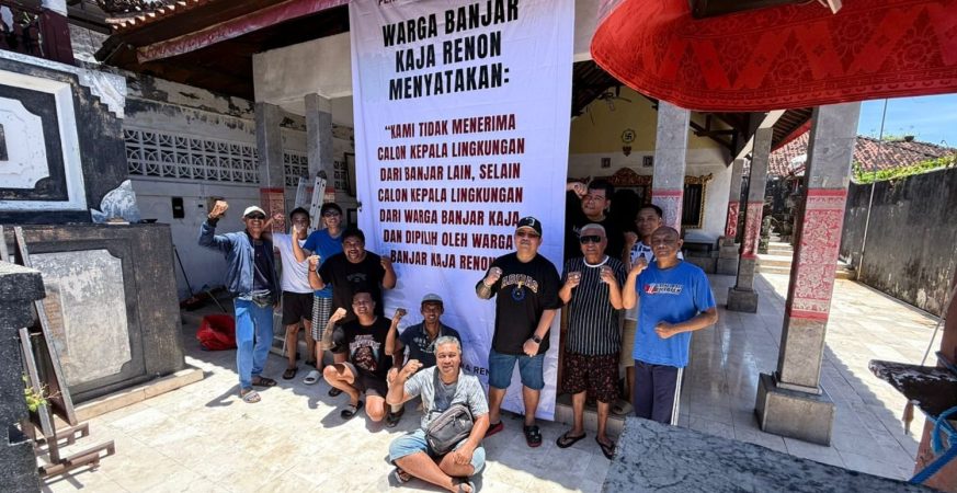 Warga Renon layangkan somasi kepada Lurah Renon terkait penetapan Kepala Lingkungan Kaja yang dinilai tidak transparan.