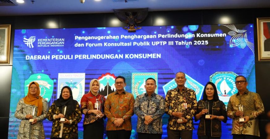 Penghargaan Daerah Peduli Perlindungan Konsumen 2025 untuk Provinsi Bali.