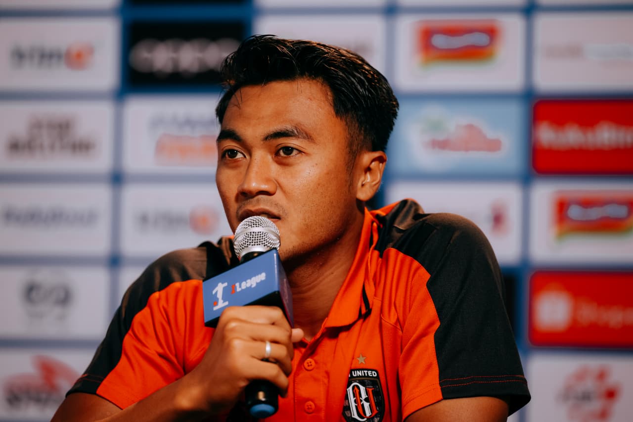 Bek sayap Bali United FC, Rizky Dwi Febrianto.