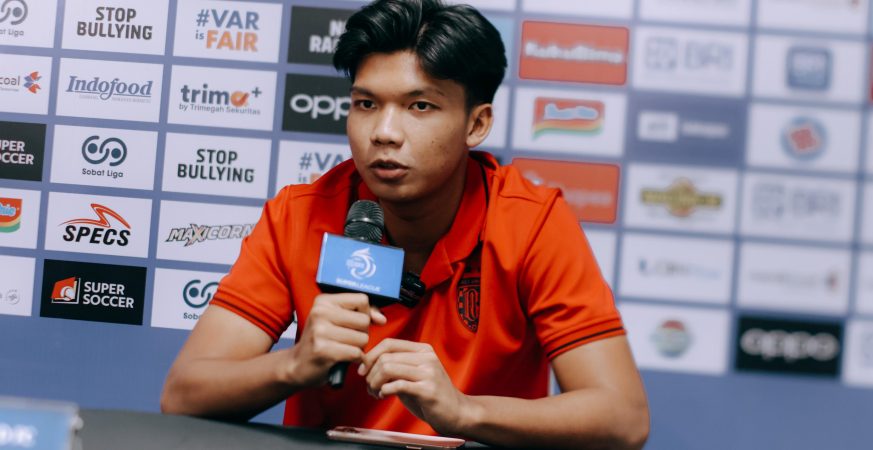 Kadek Arel pemain Bali United berusaha bangkit setelah mendapat kritik usai laga melawan PSIM Yogyakarta.